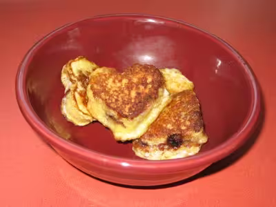 Petits croques briochés coeur nutella