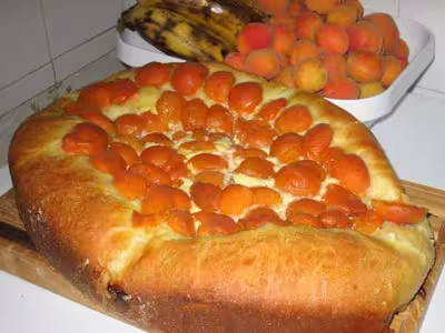 Map: Tarte briochée aux abricots par oleaces