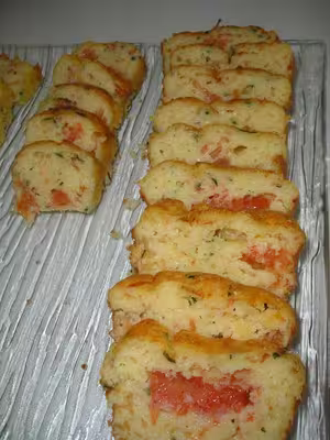 Cake au crabe et pamplemousse