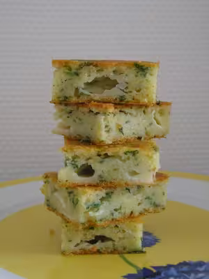 Cake fromage frais et fines herbes