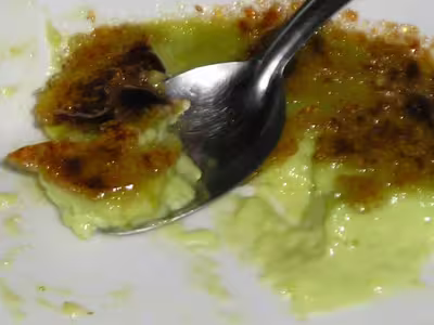 Crème brûlée pistache