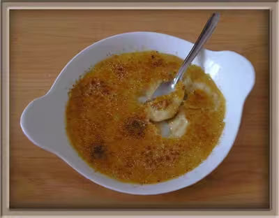 Crème brulée à la vanille