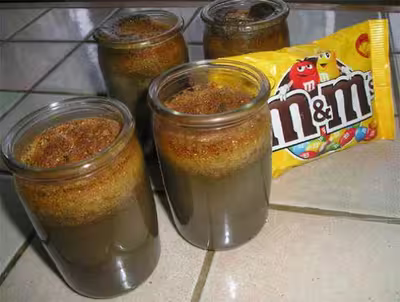 Crème aux m&m's par doudouce02