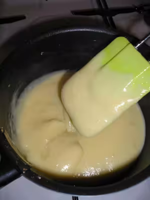 Chinois au chocolat+crème pâtissière (photos par étapes)