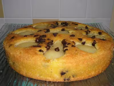 Gâteau aux poires et aux amandes