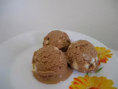 Glace gianduja, praliné, bananes par doudouce02