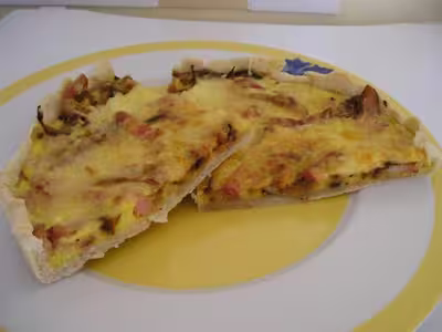 Quiche "lorraine" fondante (photo)