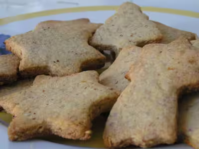 Sablés orange, amandes