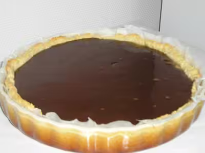 Tarte banane pralinoise