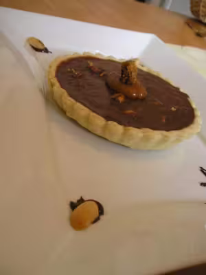 Tarte chocolat cacahuètes