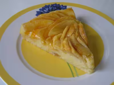 Tarte flan aux pommes