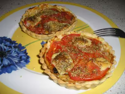 Tartelette tomate, moutarde
