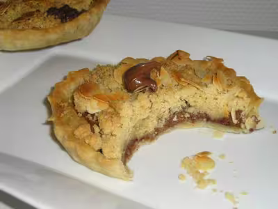 Tartelettes nutella crumble par doudouce02