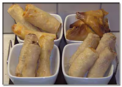 Samosas au boeuf haché