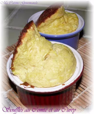 Soufflés au comté et au curry