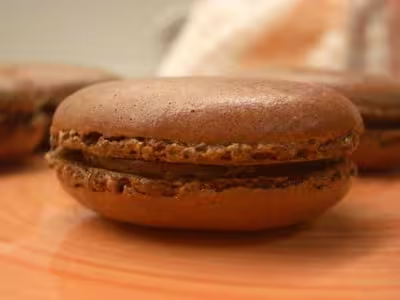 Macarons au chocolat
