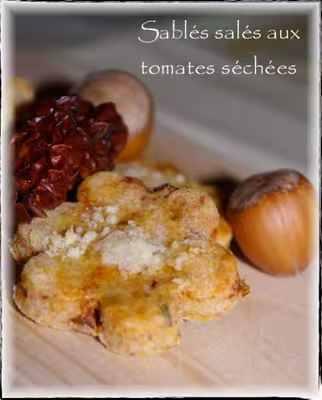 Recette thermomix:  Sablés salés aux tomates séchées