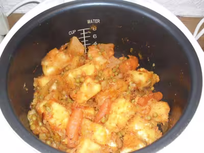 Ignames aux crevettes au délicook