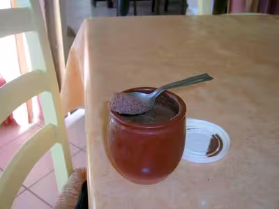 Thermomix: Mousse au praliné à l'orange confite