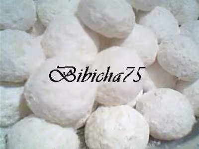 Boulettes blanches de noix de coco