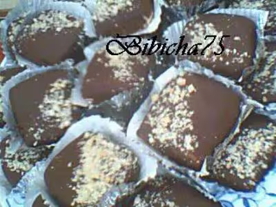Carrés de cacahuètes au chocolat