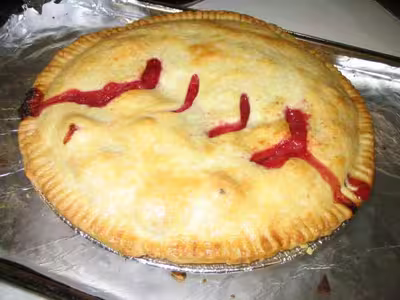 Tarte aux pommes et Framboises !
