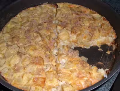 Recette WW : Flognarde aux pommes et à la cannelle