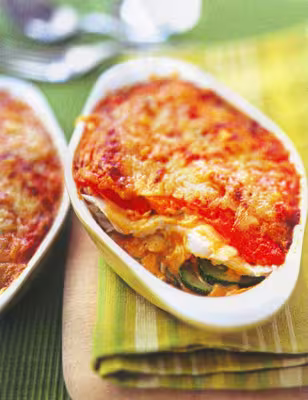 Gratin de poisson aux tomates