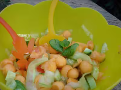 Salade de melon et concombre au pastis