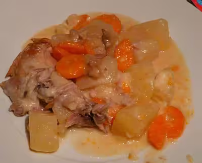 Lapin façon blanquette (mijot'cook)