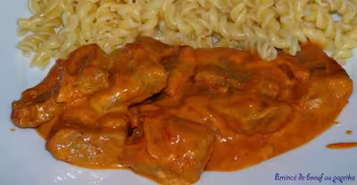 Recette WW: Emincé de boeuf au paprika