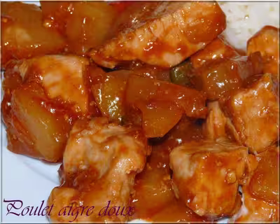 Recette WW : Poulet aigre doux