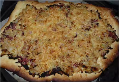 Tarte à l'oignon rapide
