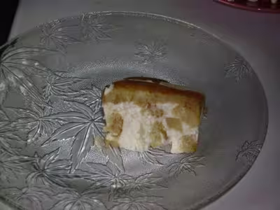 Charlotte aux poires avec fromage blanc