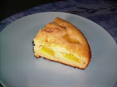 Gâteau sans oeuf aux nectarines