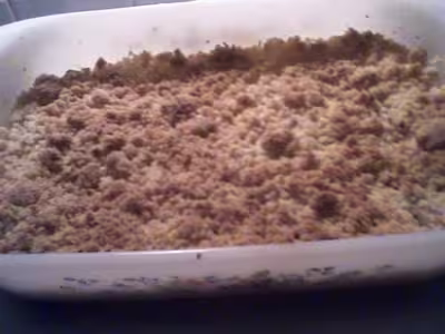 Crumble au pommes par nadia13