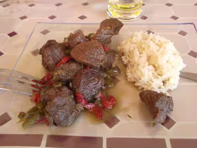 Boeuf aux épices et poivrons au délicook