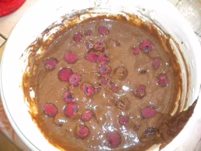 Gâteau choco-framboises au délicook