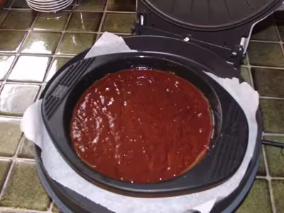 Gâteau express au chocolat et pralin