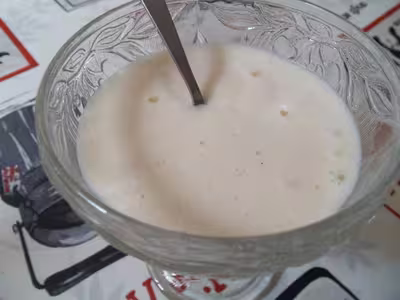 Crème anglaise express et légère