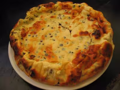 Gâteau au fromage blanc et pépites de chocolat