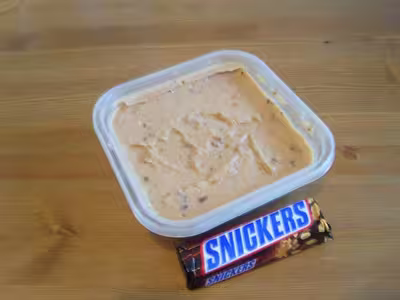 Glace aux snickers par Vérolasublime