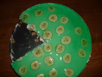 Cheesecake Waldmeister à la banane