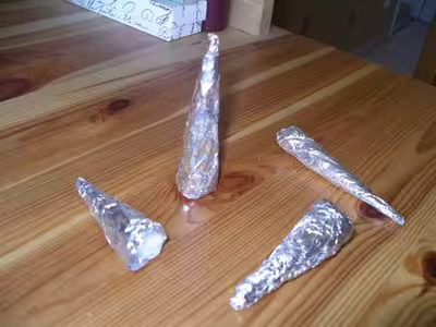 Astuce : cônes en papier alu de dépannage