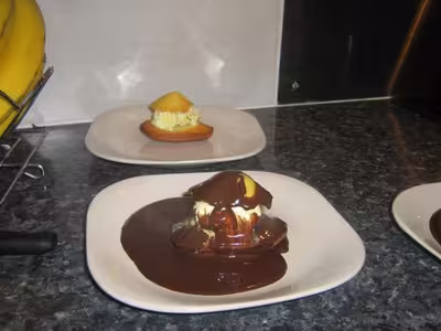 Madeleines façon profiterole par Rosetiger
