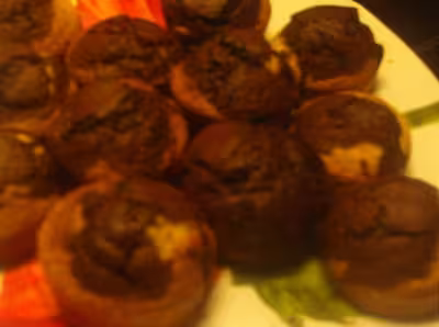 Petits gâteaux marbrés au chocolat