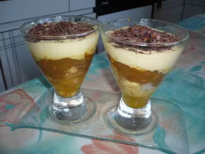 Recette Thermomix: Tiramisus au coulis de mangues par yomajo