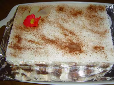 Thermomix: Bavarois aux poires sur mousse au choco