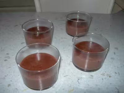 Petites crèmes au chocolat