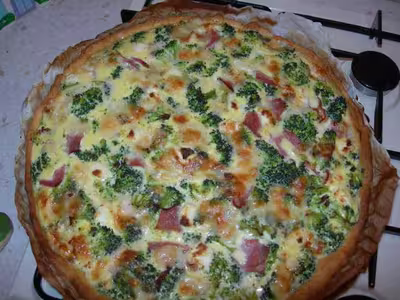 Quiche aux brocolis et bacon par Malu77